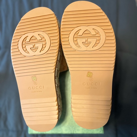 Gucci Womens Platform Slide Sandals - Picture 3 of 6